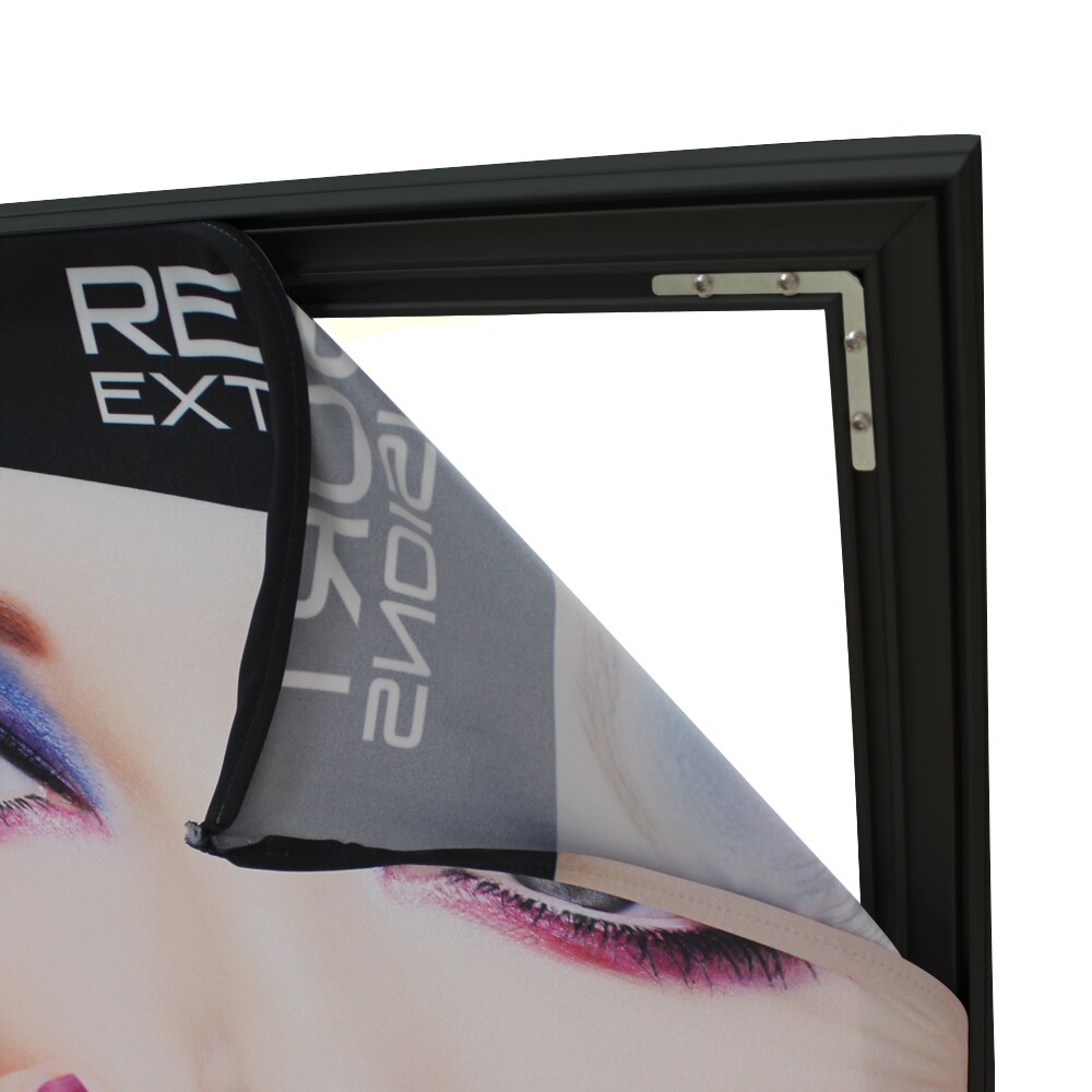 Aspen Fabric Black Frame with Wall Mount — Graphic Package